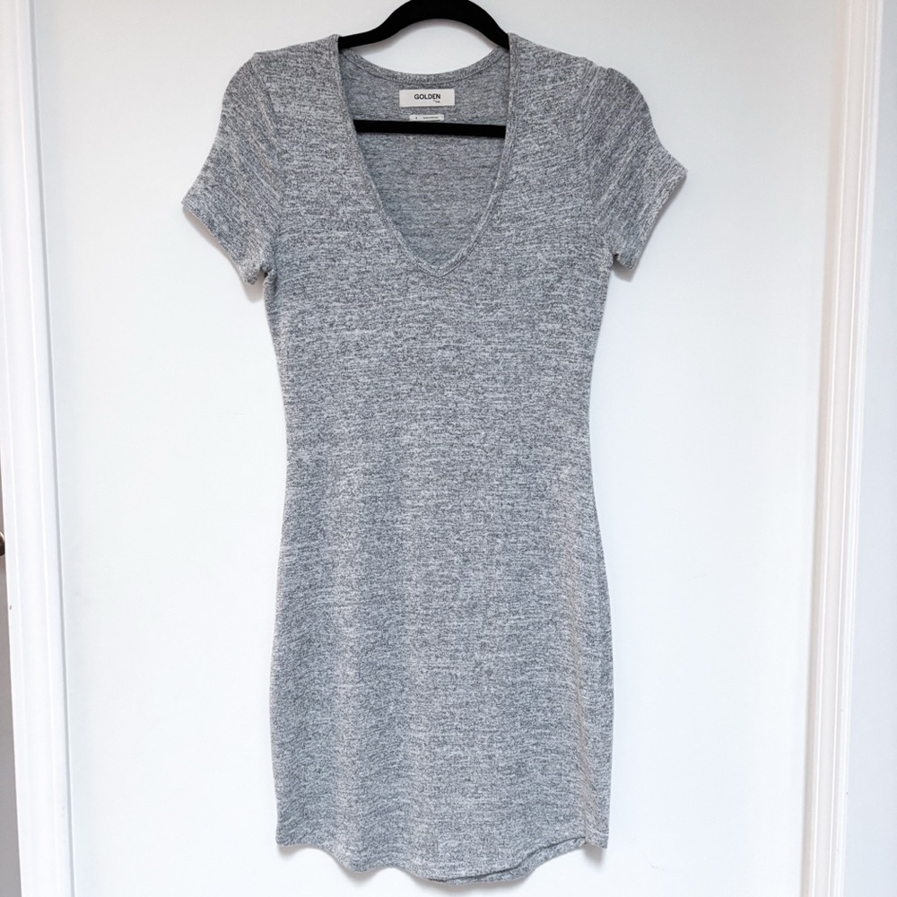 ARITZIA Golden Knit Dress Size S Gray